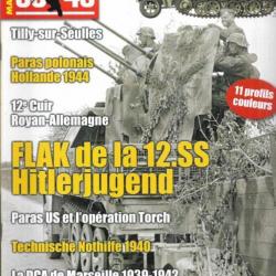 39-45 Magazine 293 flak de la 12 ss hitlerjugend, paras polonais hollande 1944, dca de marseille 39-