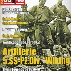39-45 Magazine 329 artillerie 5 ss pzdiv wiking, paris bombardé, opération chariot saint-nazaire,
