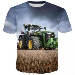 !!! LIVRAISON OFFERTE !!! Tee-shirt 3D réaliste chasse pêche agriculture tracteur réf 509