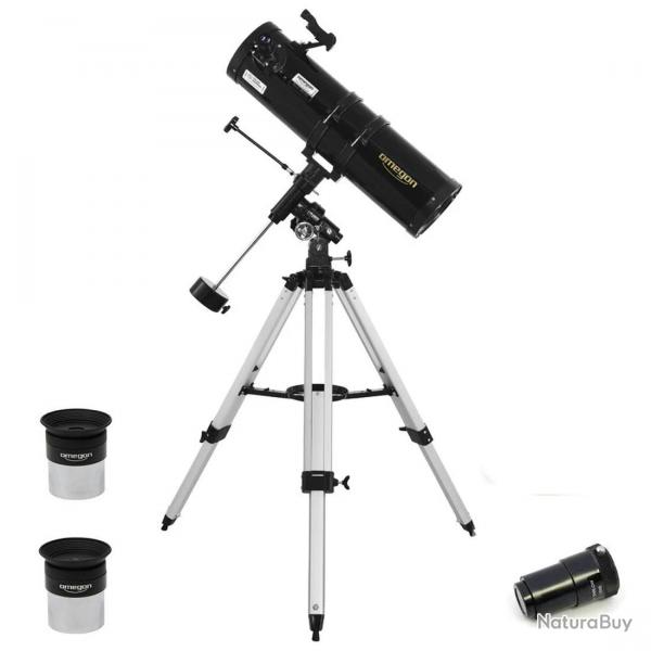 Tlescope Omegon 150/750 + Monture Equatoriale Type C + Oculaires + Barlow