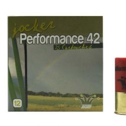BOITE DE CARTOUCHES JOCKER PERFORMANCE 42 C/12/70/25 - BOURRE JUPE