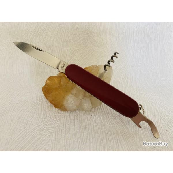 Couteau de poche rouge style suisse 3 pices.(1)