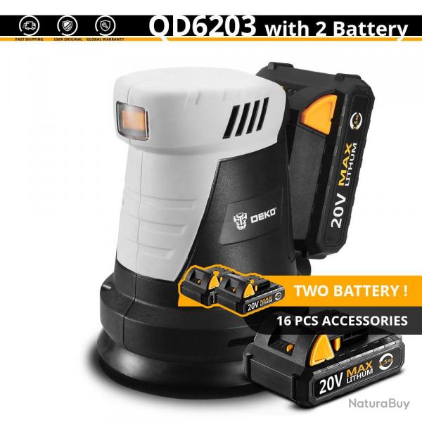 Ponceuse Orbitale Aleatoire PRO pour Menuisiers Ebenistes, Modele: QD6203