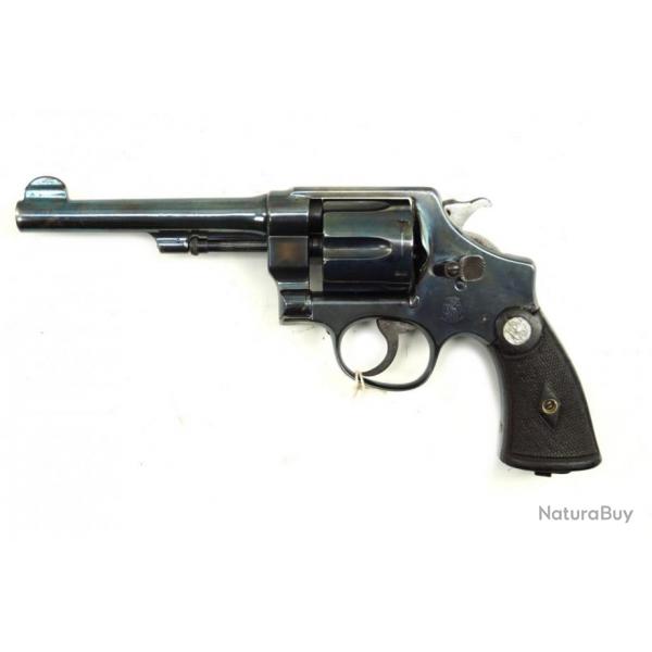 Revolver Smith et Wesson DA 45 US Army model 1917 calibre 45 ACP contrat chilien