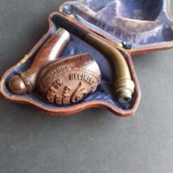 RARE PIPE 157 REGT D INF PRIX DE TIR