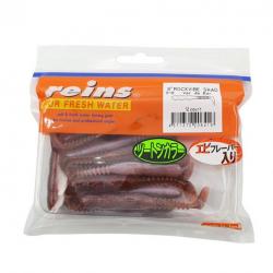 Leurre souple Reins Rockvibe Shad 3 pouces par 12 Ver de berge