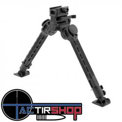 Bipied UTG Big Bore à stabilité totale, hauteur centrale 9 à 14" 22.5 à 35.5 Cm