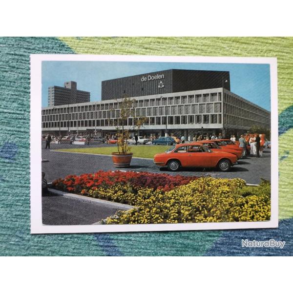 Carte postale De Doelen Rotterdam Alfa Romeo Renault Opel