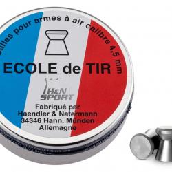 Plombs H&N Sport Ecole De Tir Calibre 4.5 MM