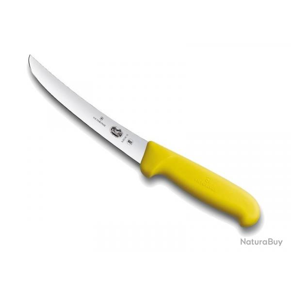 FRED178 COUTEAU DESOSSER VICTORINOX 15CM JAUNE NEUF