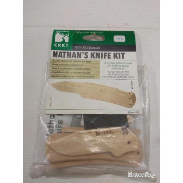 Couteau ''CRKT'' kit en bois