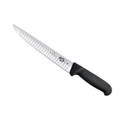 FRED186 COUTEAU SAIGNER VICTORINOX 20CM ALVEOLE NOIR NEUF