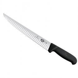 FRED187 COUTEAU SAIGNER VICTORINOX 25CM ALVEOLE NOIR NEUF