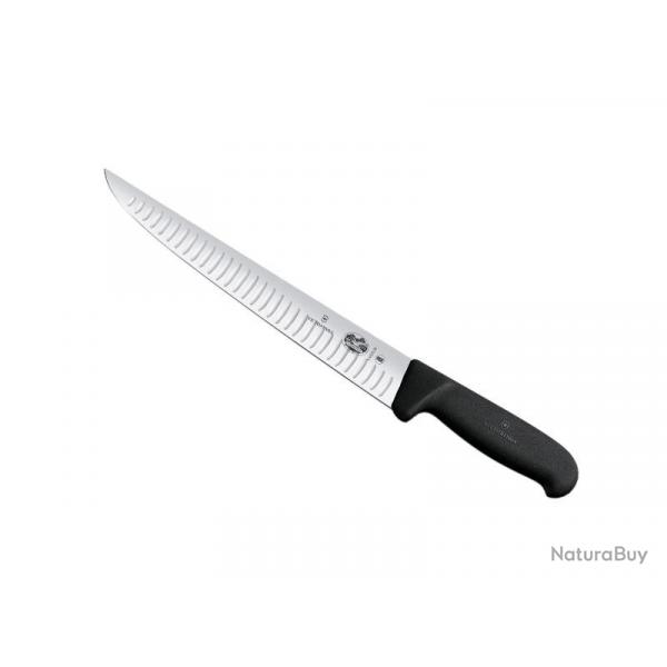 FRED187 COUTEAU SAIGNER VICTORINOX 25CM ALVEOLE NOIR NEUF