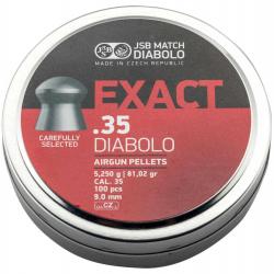 Plombs Exact Jsb Match Tête Ronde 9 MM Calibre 35