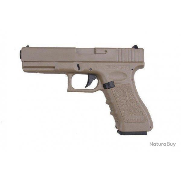 Rplique airsoft G18C AEP Tan lectrique (Cyma)