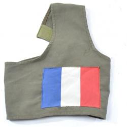 Brassard Armée Française 1984, drapeau tricolore. Kosovo / Koweit Irak