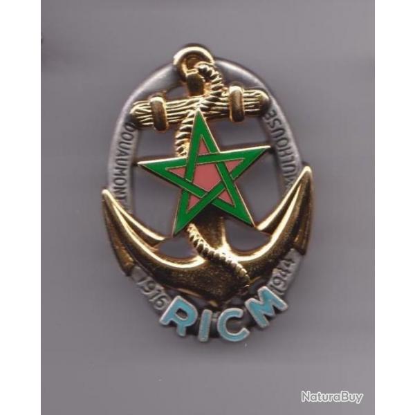 Broche Insigne Militaire Ricm Infanterie Chars De Marine Ancre Arthus Bertrand Pour Les Editions