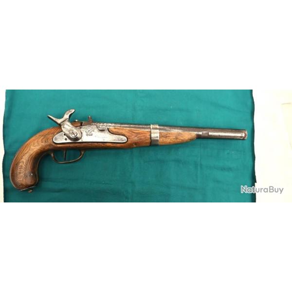 Pistolet avec montage d'une platine Trenton 1884  canon pour trpied en fonction