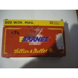 Balles 300 win mag Sellier & Bellot BARNES