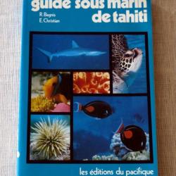 Livre : Guide sous marin de Tahiti