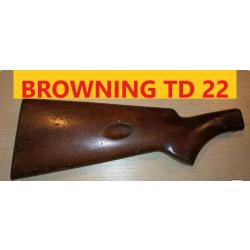 CROSSE DE CARABINE BROWNING semi-auto TD 22    OCCASION fente très mal réparée  photos    crosseuni2