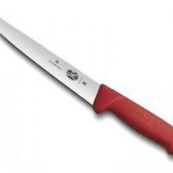 FRED193 COUTEAU SAIGNER VICTORINOX 22CM ROUGE NEUF