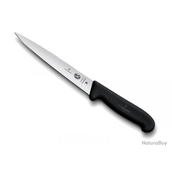 FRED199 COUTEAU DENERVER VICTORINOX 18CM FLEXIBLE NOIR NEUF