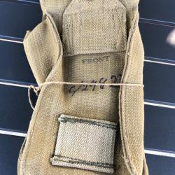 Paire Pouch porte chargeurs Web Anglais GB UK WW2 Equipement individuel du Tommy STEN 1940 CANADA