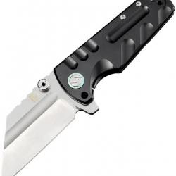 ATZ1820GBKS Couteau Artisan Cutlery Proponent Black Titanium Handle S35VN Blade IKBS Framelock Clip