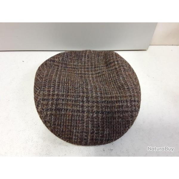 7179 CASQUETTE OXFORD  MANUFRANCE TAILLE 54 MARRON NEUF