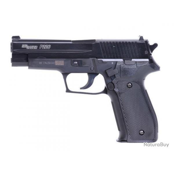 Rplique pistolet  ressort SIG SAUER P226 culasse mtal 0,5J