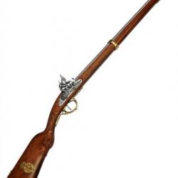 Fusil Napoléon en bois et métal 112 cm - Arme de décoration - Livraison gratuite et rapide