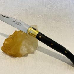 Magnifique et rare: Couteau de poche Laguiole Etalon manche en bois foncé.