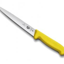 FRED201 COUTEAU DENERVER VICTORINOX 20CM FLEXIBLE JAUNE NEUF