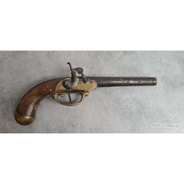 Pistolet de cavalerie modle 1777 manufacture de Maubeuge transform  percussion vers 1840