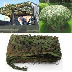Filets de Camouflage Militaire Tactique Pour Camping Chasse Tournage Vert 2 X 3m