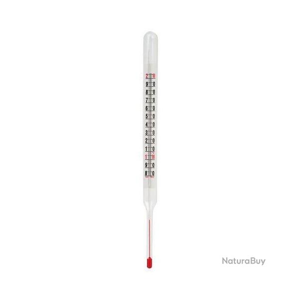 THERMOMTRE CONFISEUR VERTICAL NU DE RECHANGE DE +80  + 200C