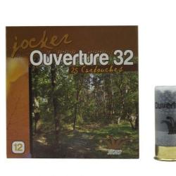 BOITE DE 25 CARTOUCHES JOCKER OUVERTURE 32 C/12/67/16 - BOURRE GRASSE