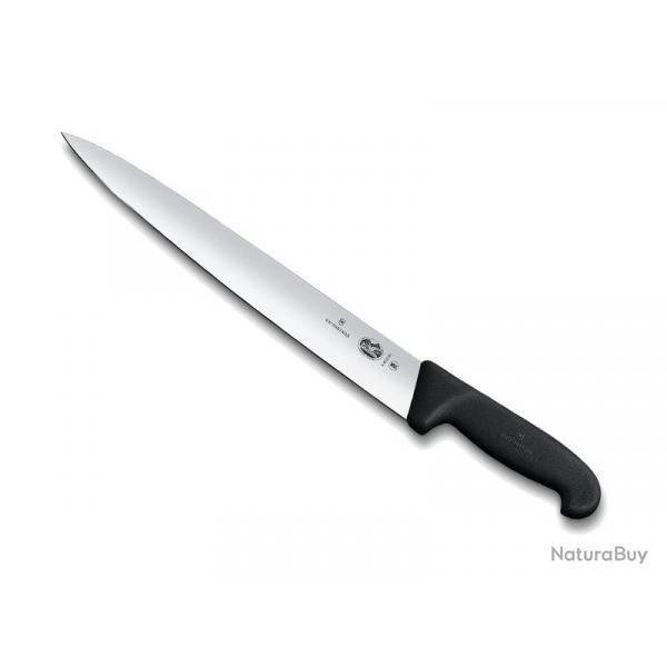 FRED222 COUTEAU TRANCHELARD VICTORINOX 30CM NOIR NEUF