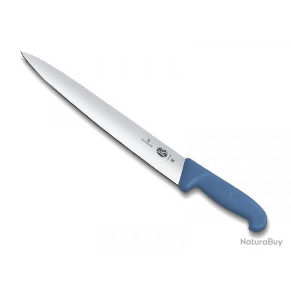 FRED223 COUTEAU TRANCHELARD VICTORINOX 30CM BLEU NEUF