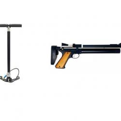 Pistolet PCP Artemis / Zasdar PP750 Avec régulateur intégré, multi-coups, Calibre 5,5 mm, + 275 Bar