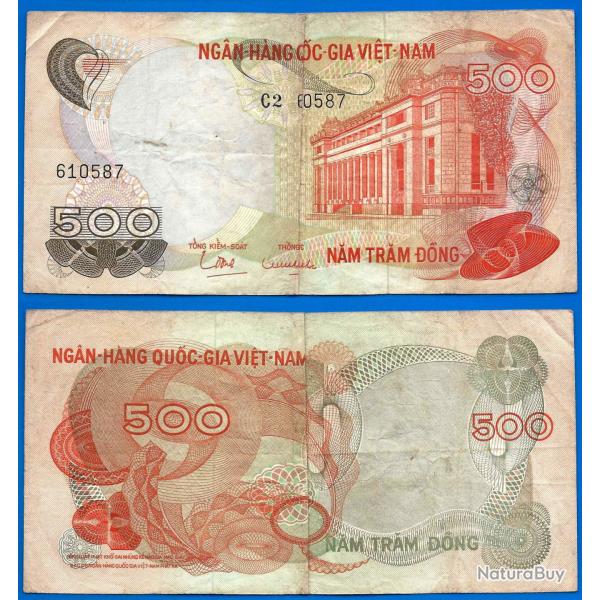 Vietnam Sud 500 Dong 1970 Asie Billet Serie C2