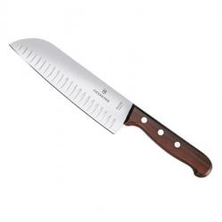 FRED254 SANTOKU VICTORINOX SWISSCLASSIC ALVEOLE 17CM ERABLE (BOITE) NEUF