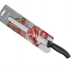 FRED276 COUTEAU JAMBON VICTORINOX SWISSCLASSIC 25CM NOIR /CARTE NEUF