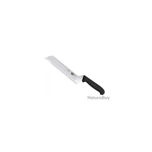 FRED277 COUTEAU FROMAGE/BEURRE VICTORINOX 21CM ALVEOLE NOIR NEUF