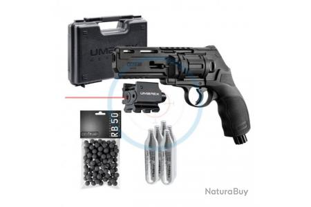 Pack Pistolet auto defense CO2 Walther Umarex T4E HDP 50 cal. 50 +