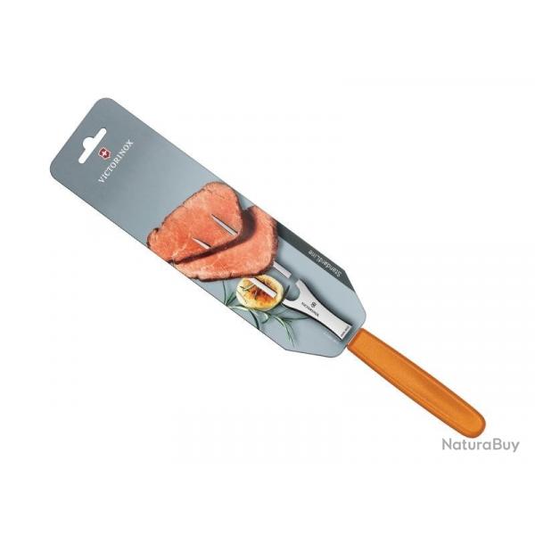 FRED292 FOURCHETTE CHEF VICTORINOX SWISSCLASSIC 15CM ORANGE /CARTE NEUF