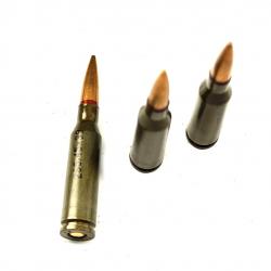Vrac de 250 munitions 5.45x39 5,45x39  surplus type ogive fmj 46 grs 3.45 g
