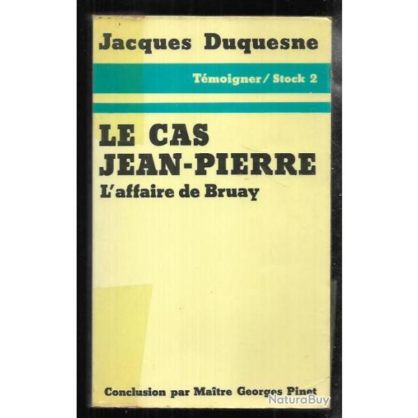 le cas jean-pierre l'affaire de bruay (bruay en artois) de jacques duquesne